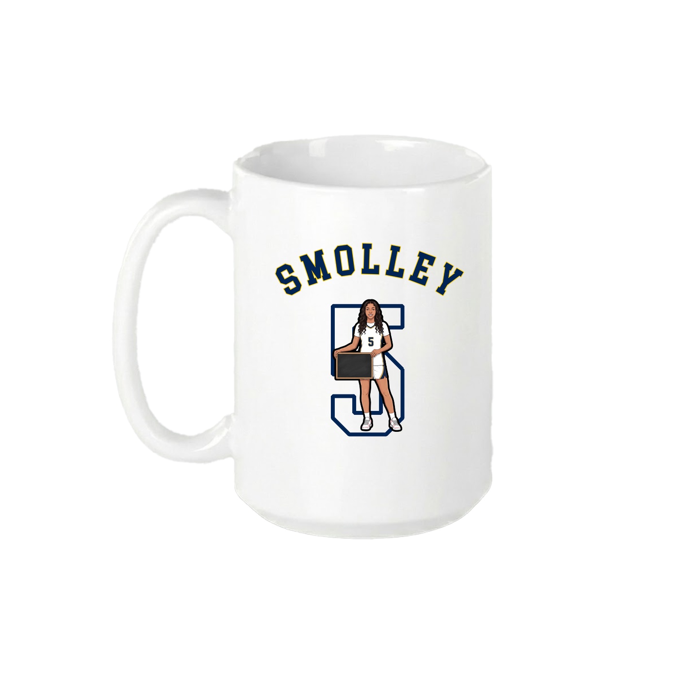 15oz Coffee Mug — Shirsey Arch in White