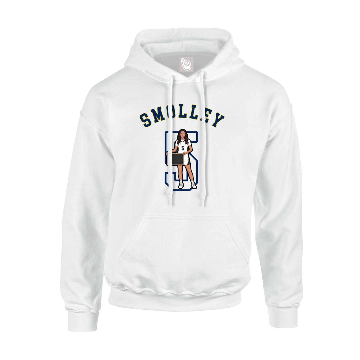 Youth Hoodie — Shirsey Arch in White