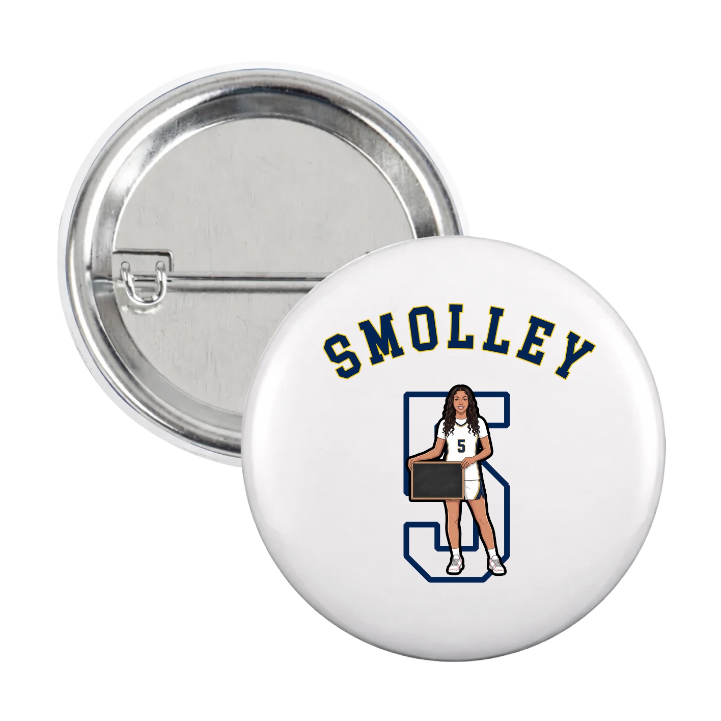 Game Day Button — Shirsey Arch in White