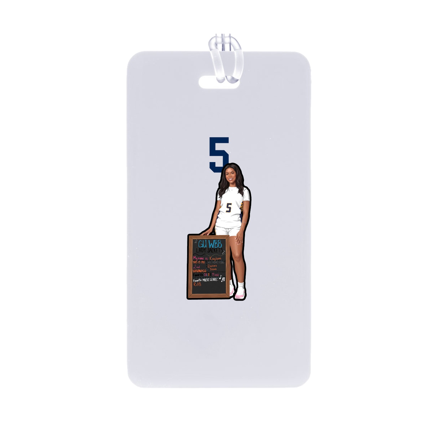 Bag Tag — Number Top in Classic