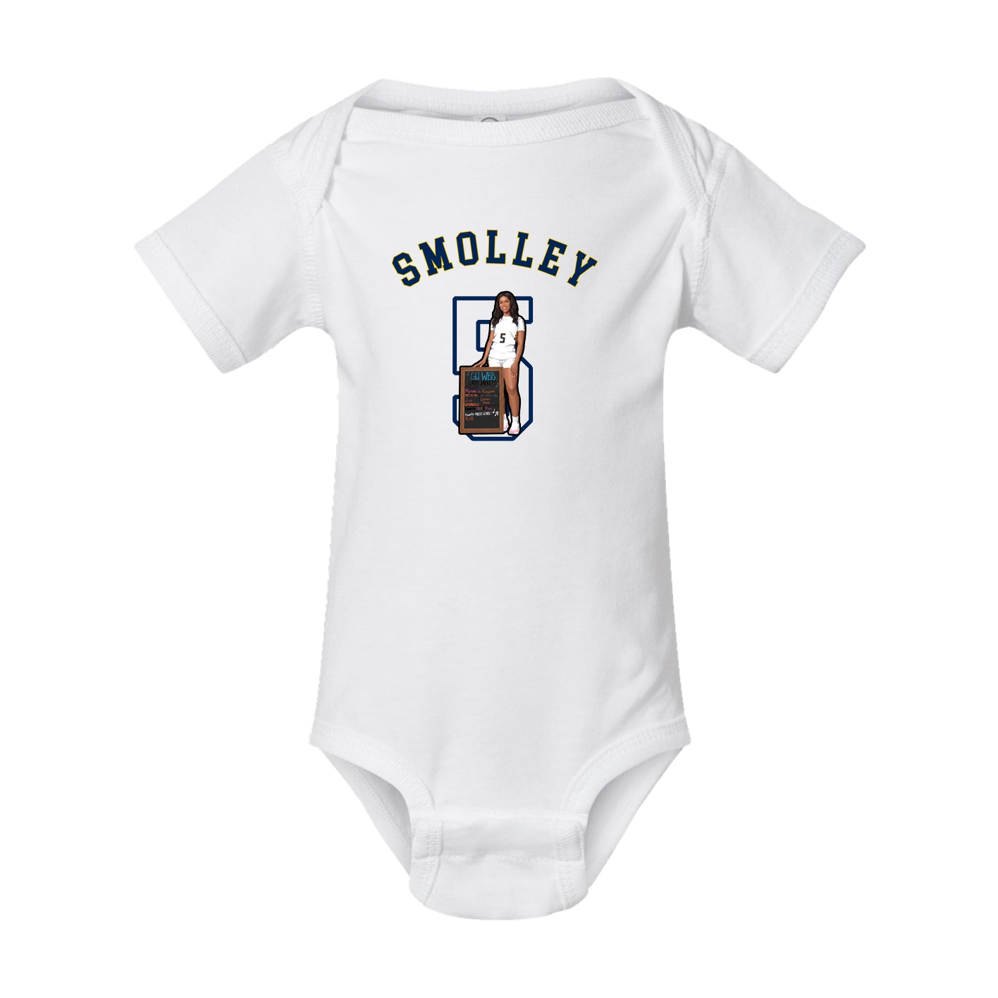 Baby Onesie — Shirsey Arch in White