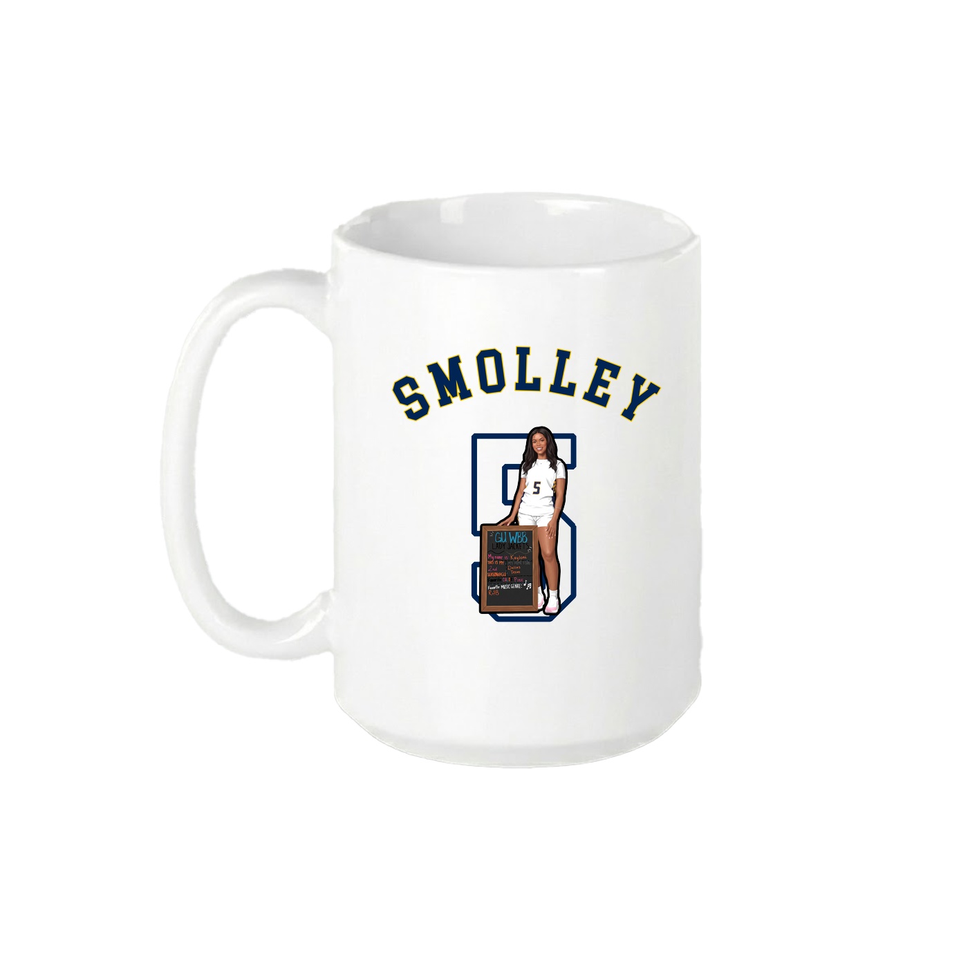 15oz Coffee Mug — Shirsey Arch in White