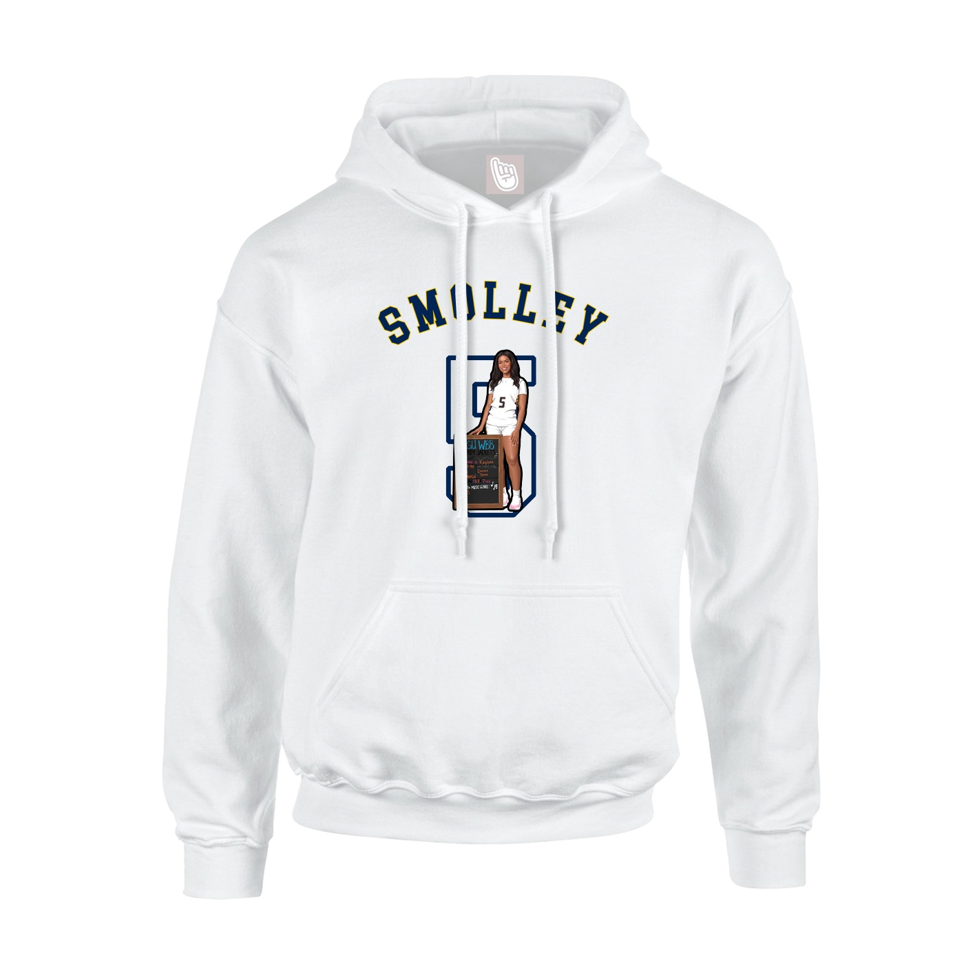 Hoodie — Shirsey Arch in White