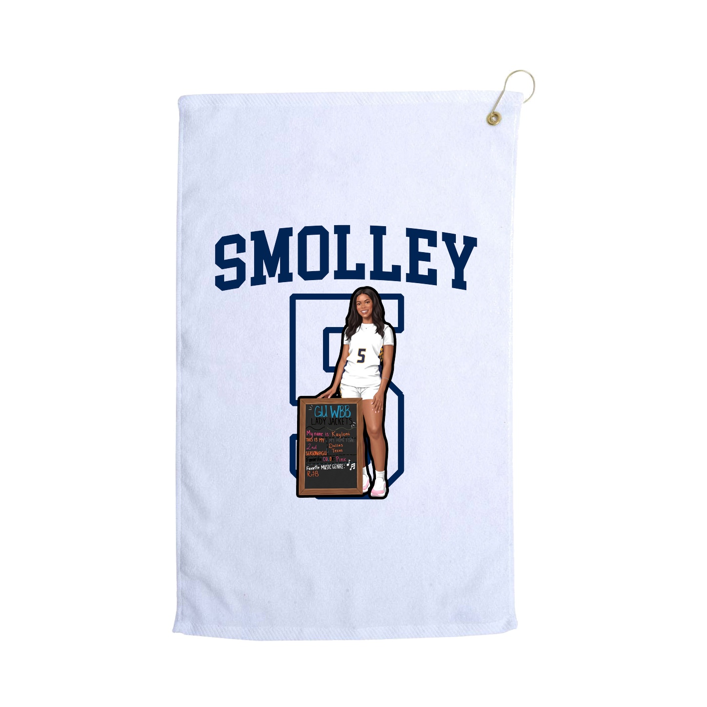 Golf Towel — Shirsey in White