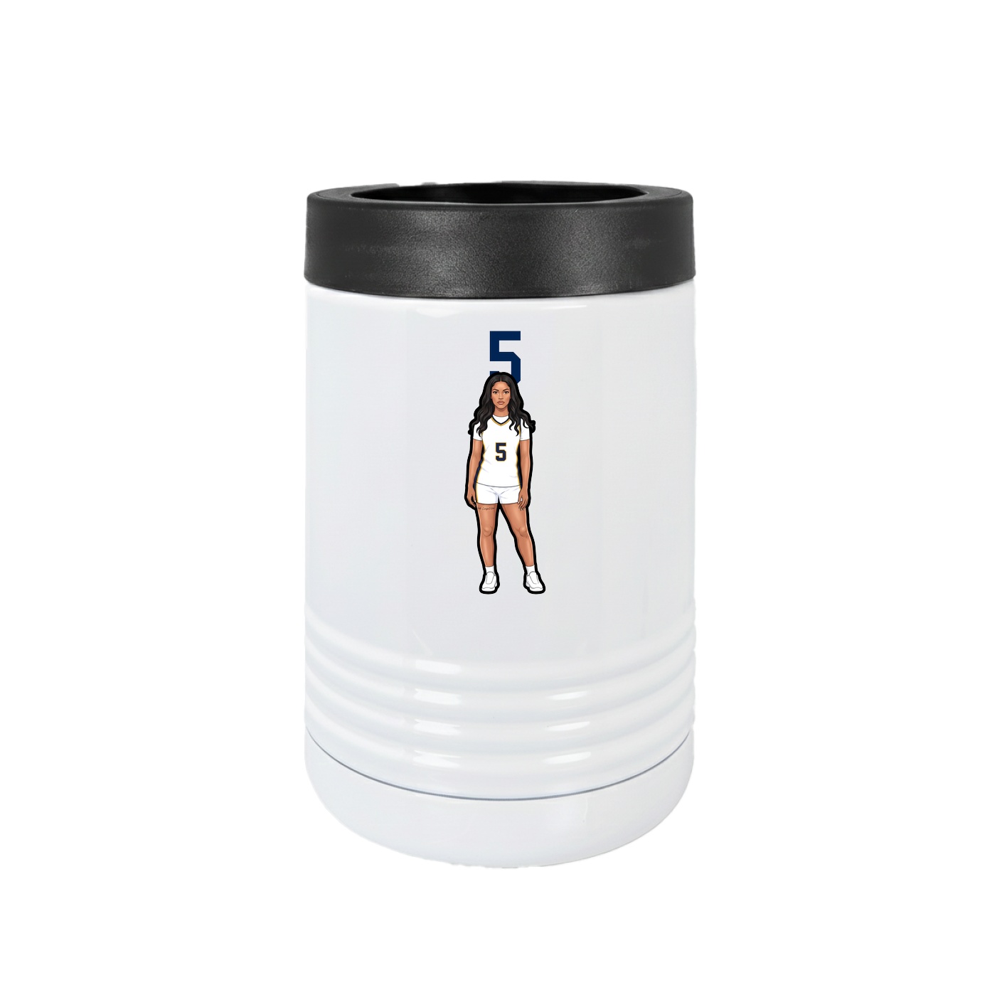 Beverage Holder — Number Top in White