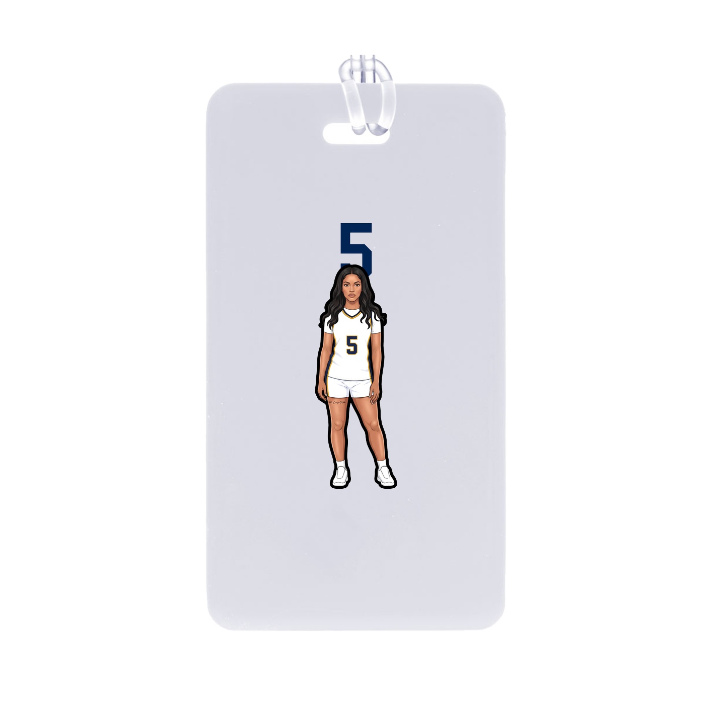 Bag Tag — Number Top in Classic