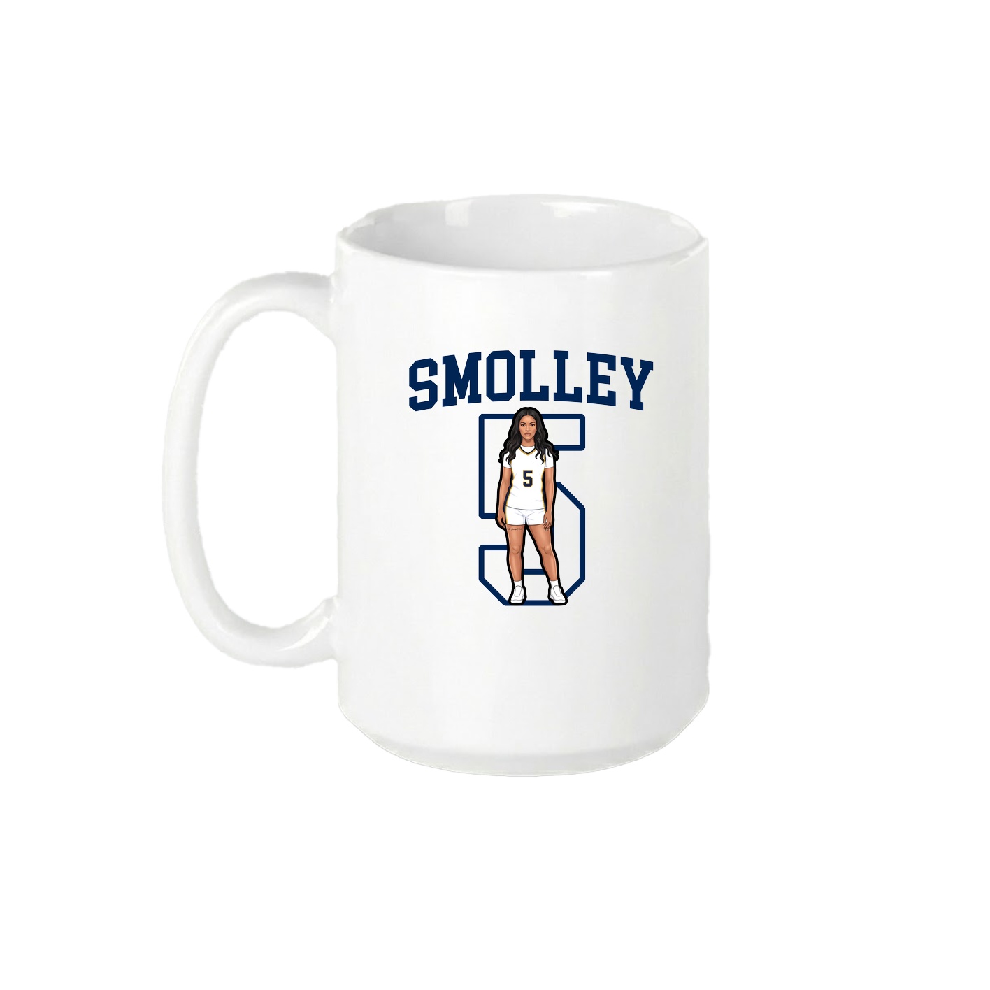 15oz Coffee Mug — Shirsey in White