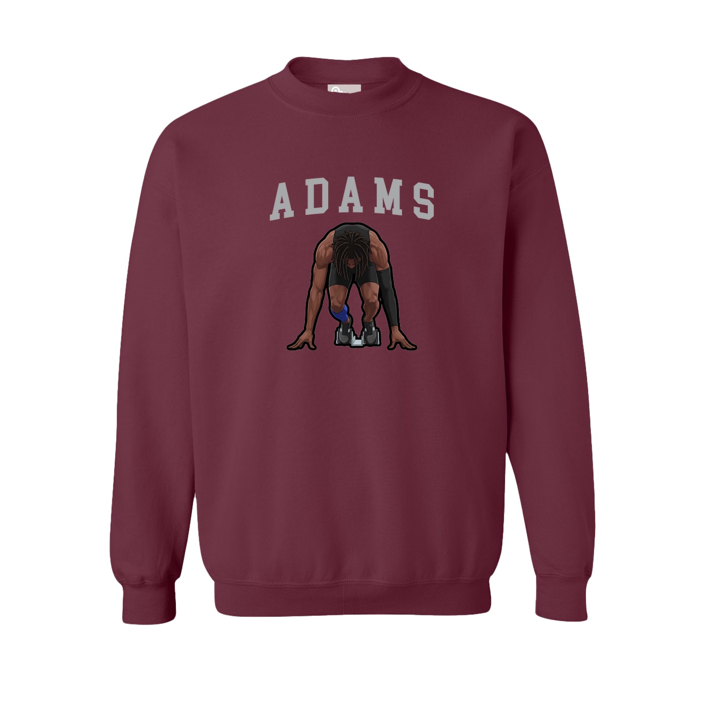 Fleece Crew — Shirsey in Maroon