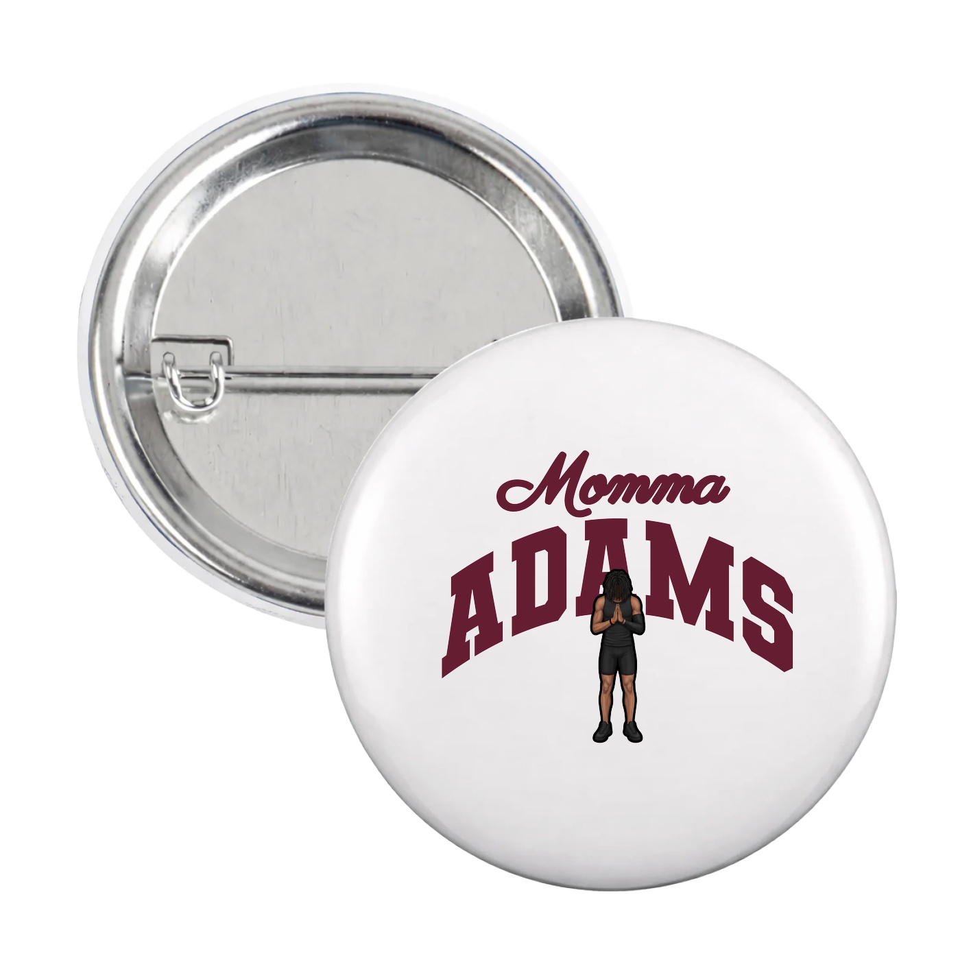 Game Day Button — Mothers Day Arch in White