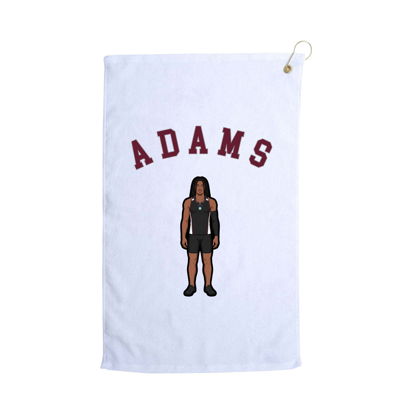 Golf Towel — Shirsey Arch in White