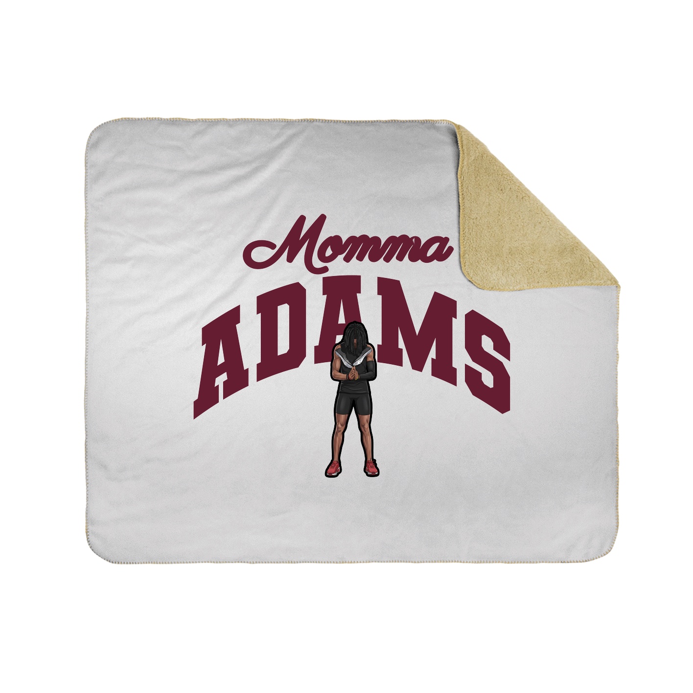 Throw Blanket — Mothers Day Arch in White