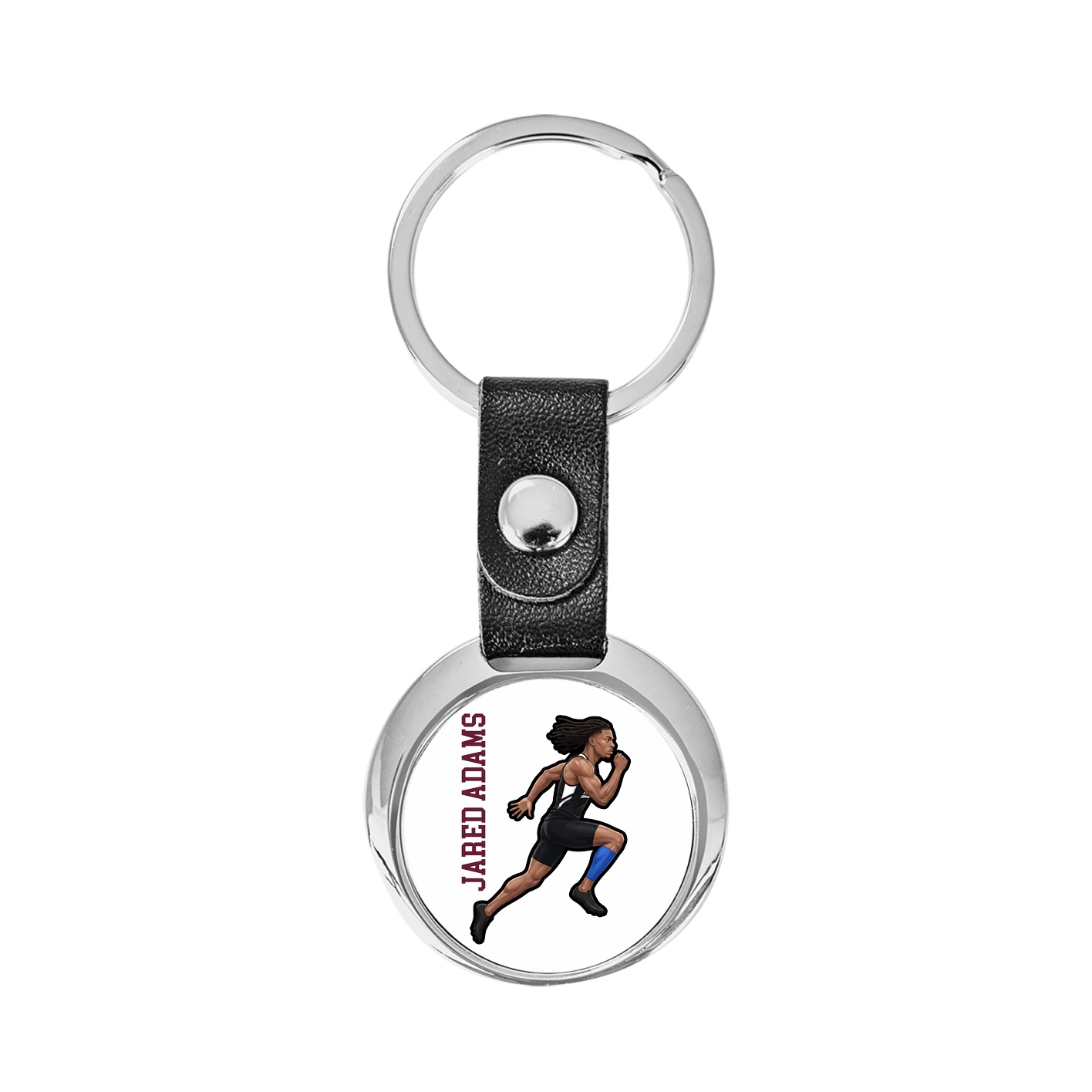Key Chain — Name Vertical in Classic