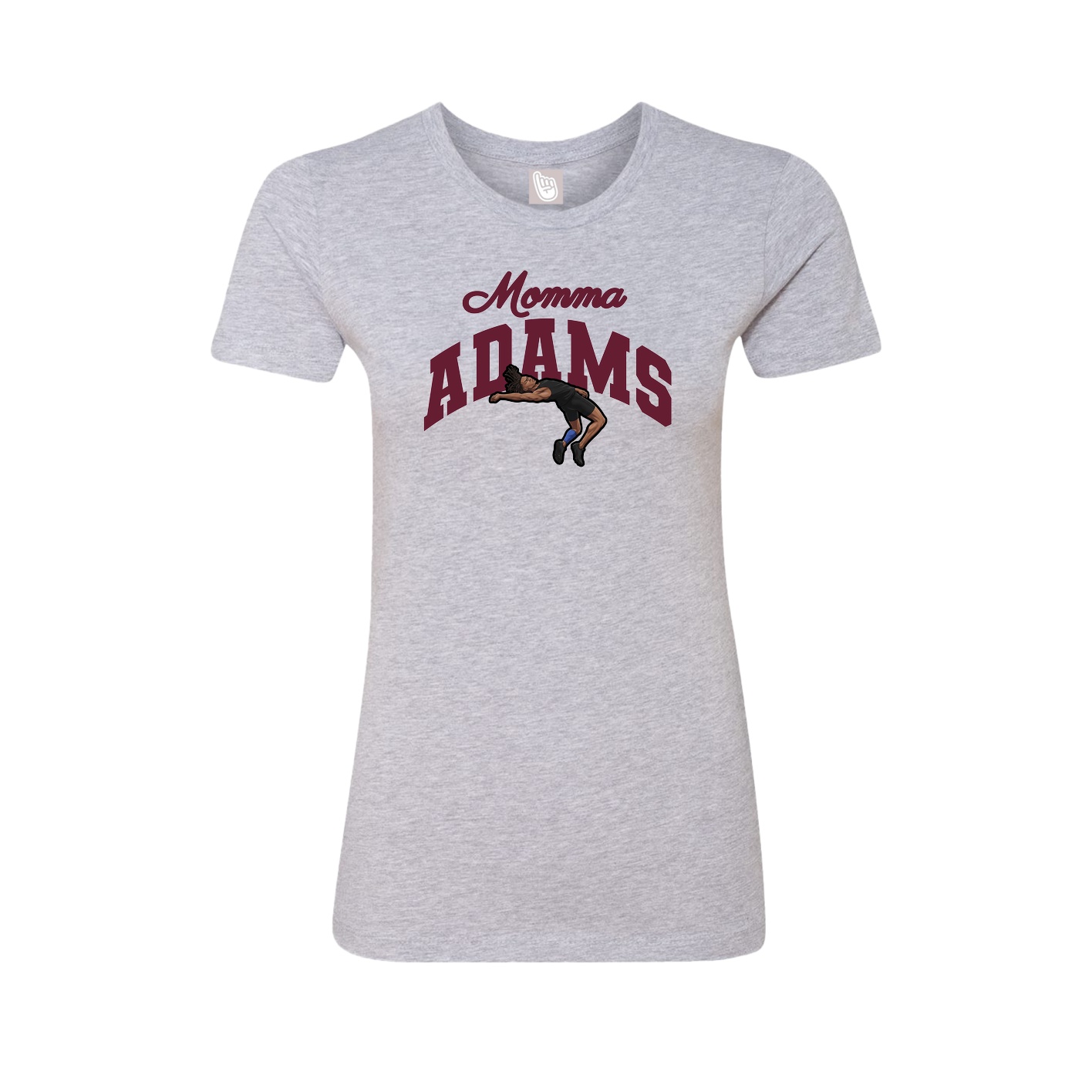 Womens Tee — Mothers Day Arch in Grey