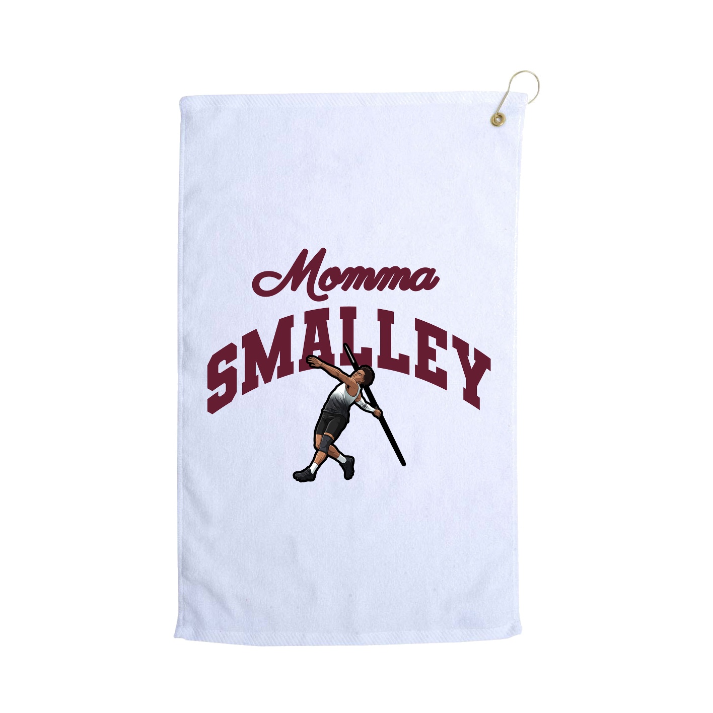 Golf Towel — Mothers Day Arch in White