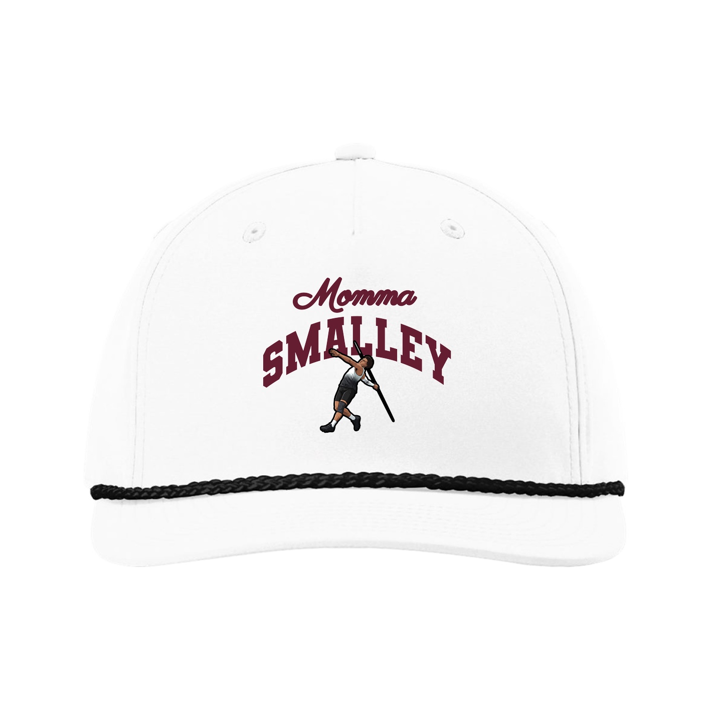 Five-Panel Classic Rope Cap — Mothers Day Arch in White
