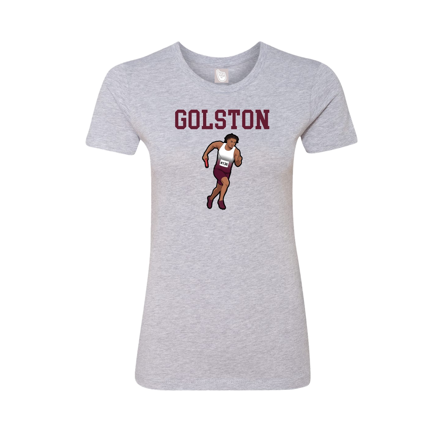 Fitted Women's Tee — Shirsey in Grey