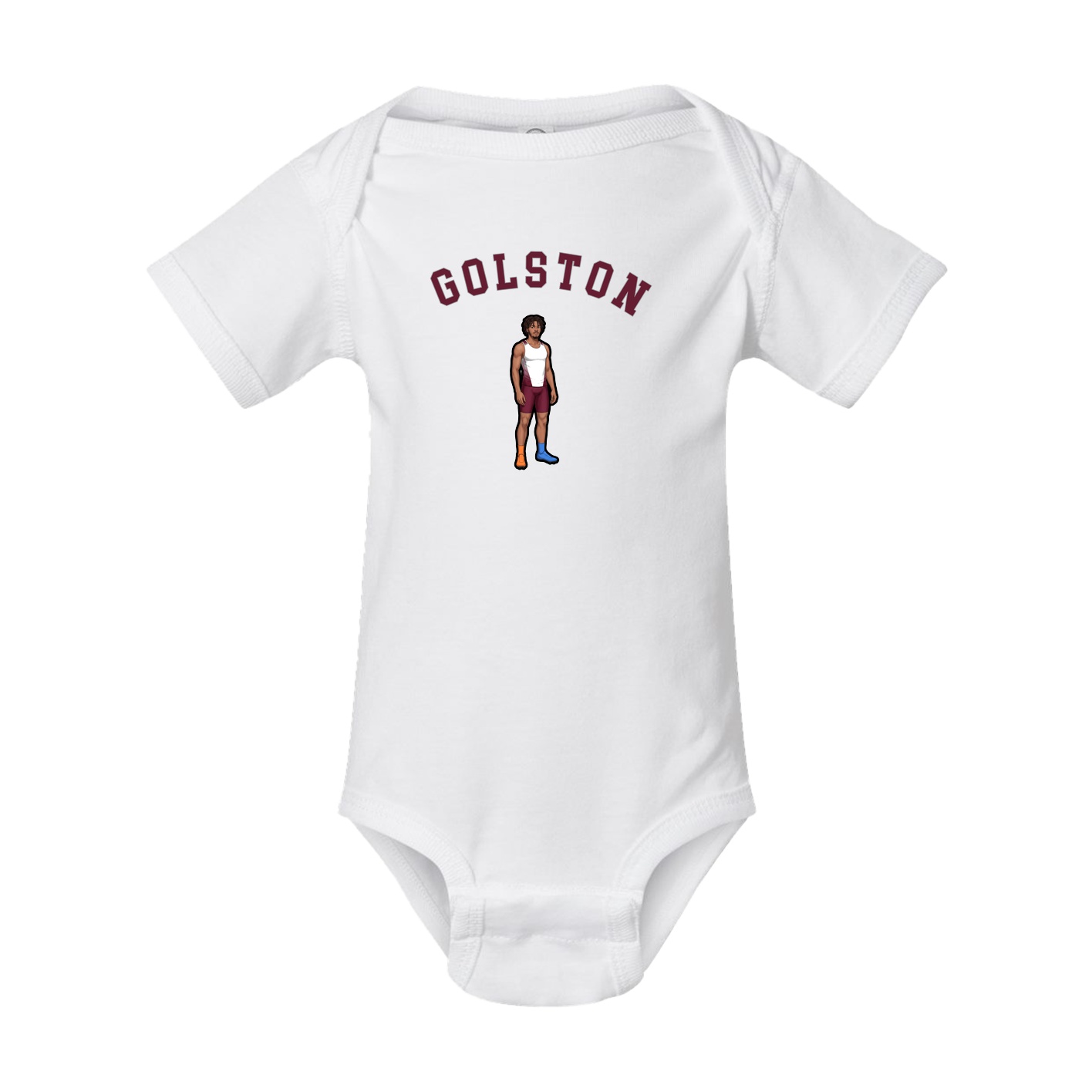 Baby Onesie — Shirsey Arch in White