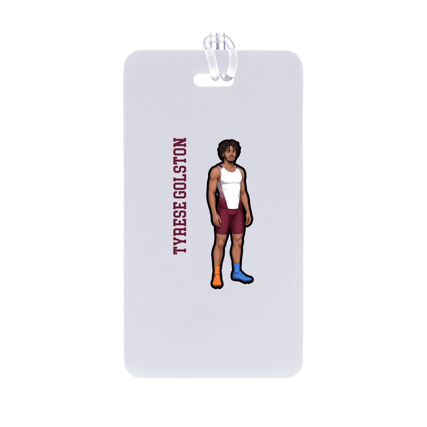 Bag Tag — Name Vertical in Classic