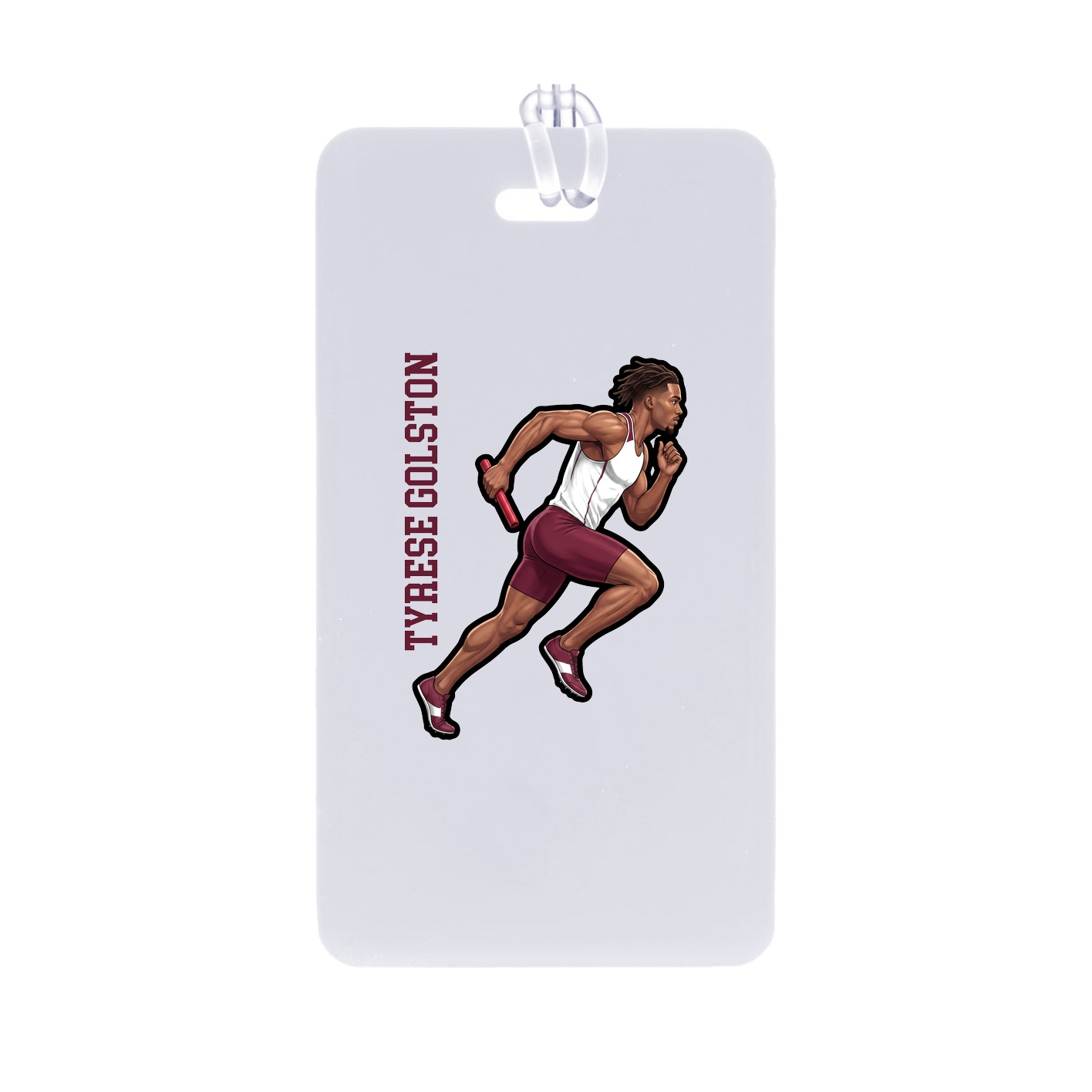 Bag Tag — Name Vertical in Classic