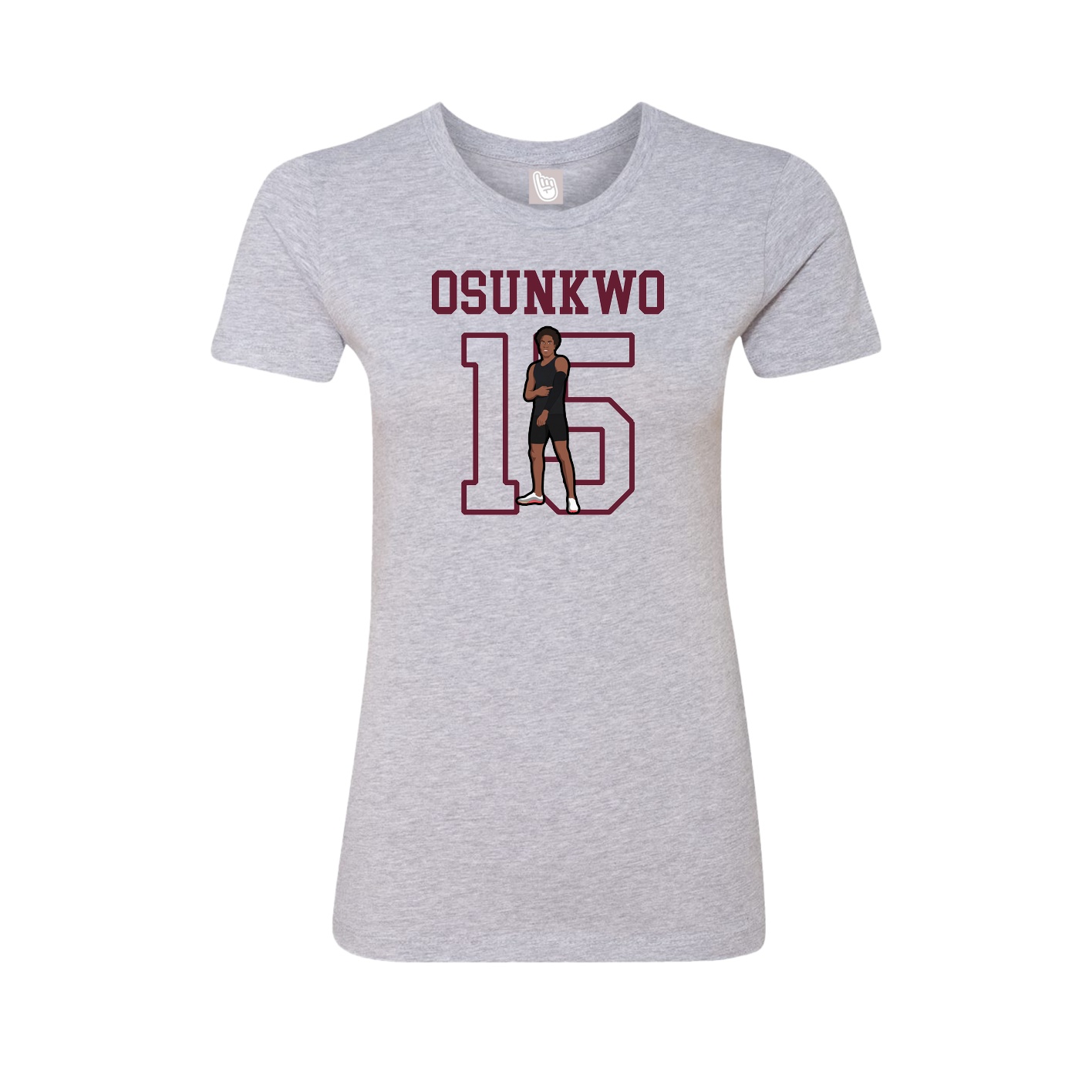 Fitted Women's Tee — Shirsey in Grey