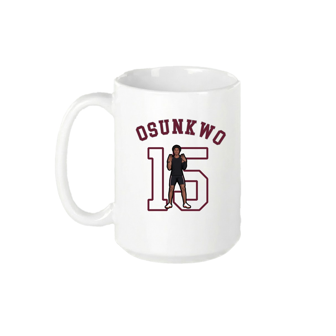 15oz Coffee Mug — Shirsey Arch in White