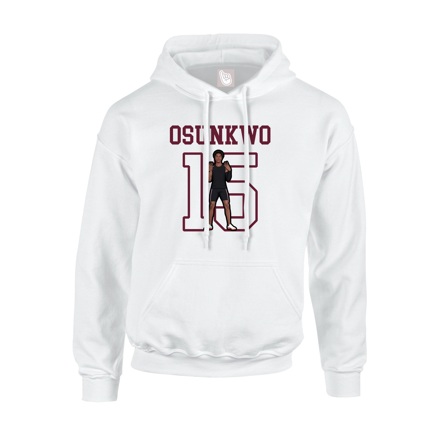 Hoodie — Shirsey in White