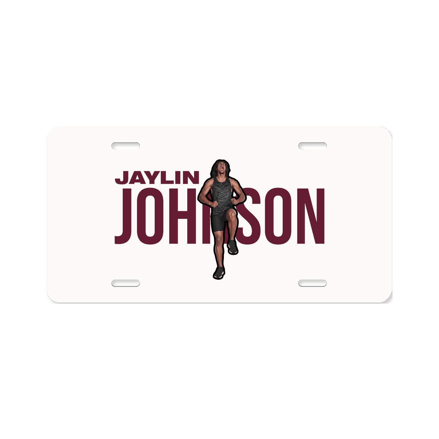 License Plate — Player Name in Classic