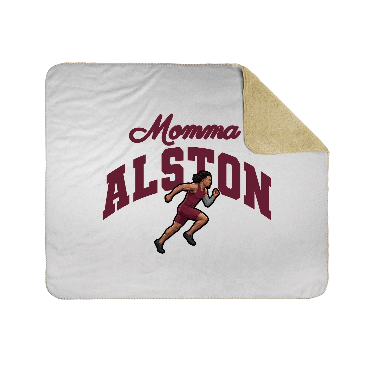 Throw Blanket — Mothers Day Arch in White