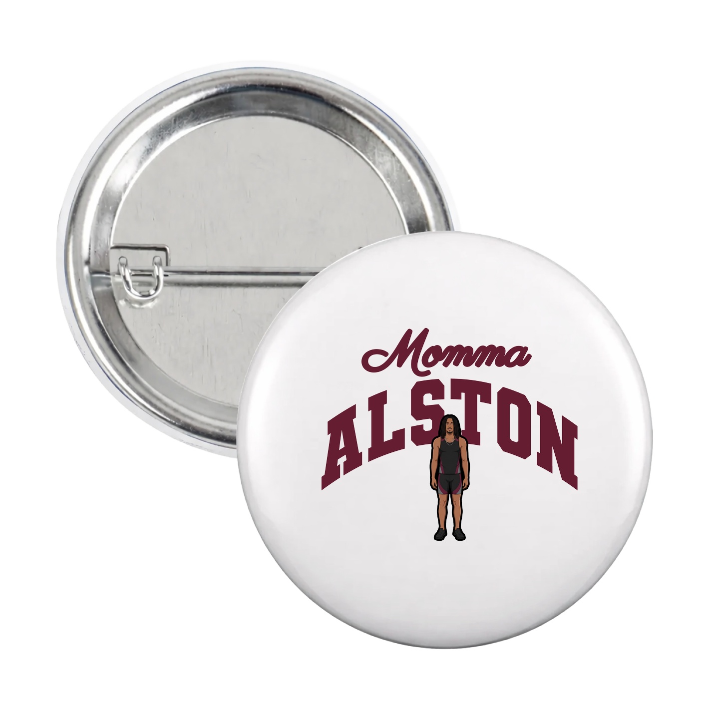 Game Day Button — Mothers Day Arch in White
