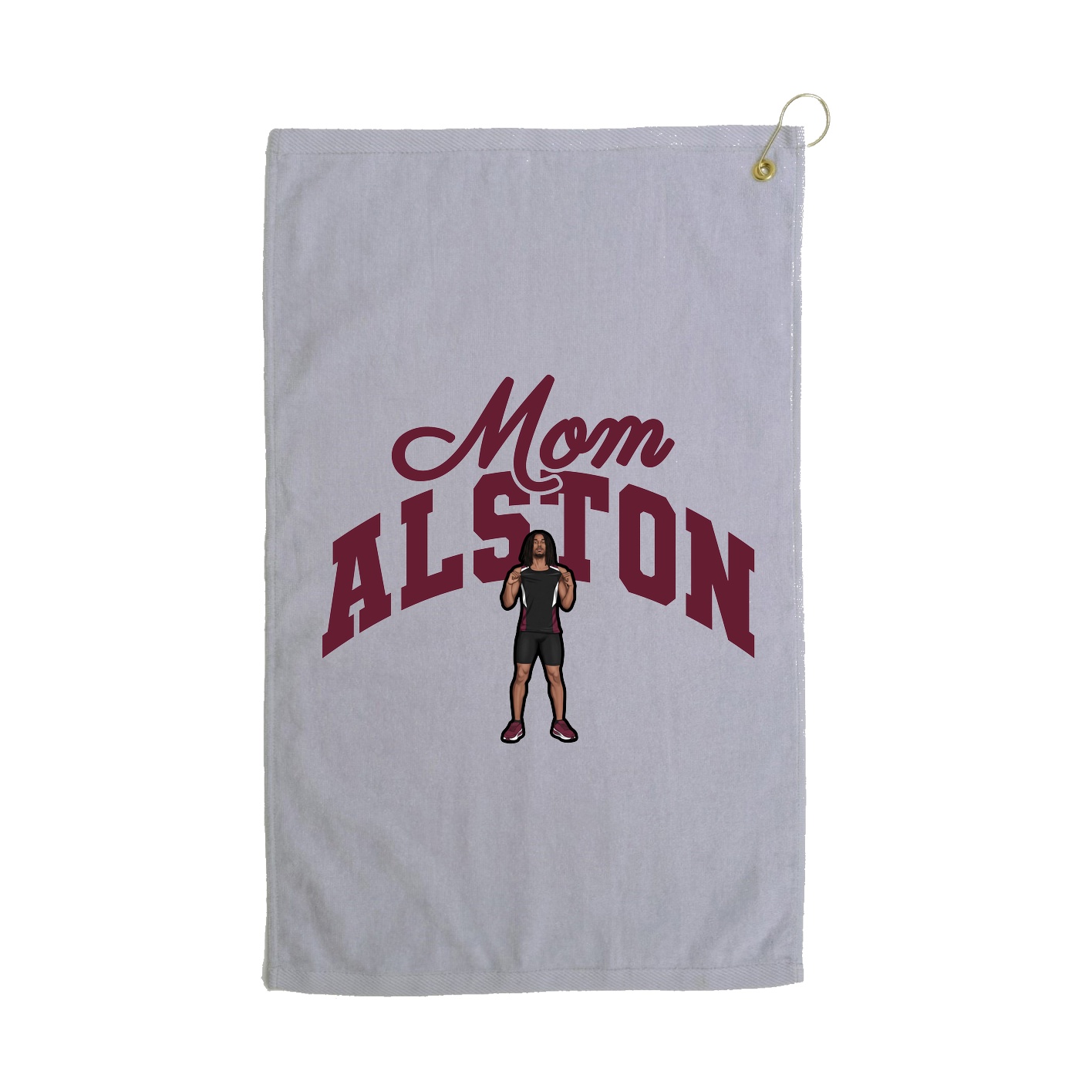 Golf Towel — Mothers Day Arch in Grey