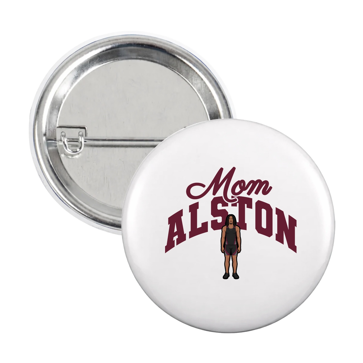 Game Day Button — Mothers Day Arch in White