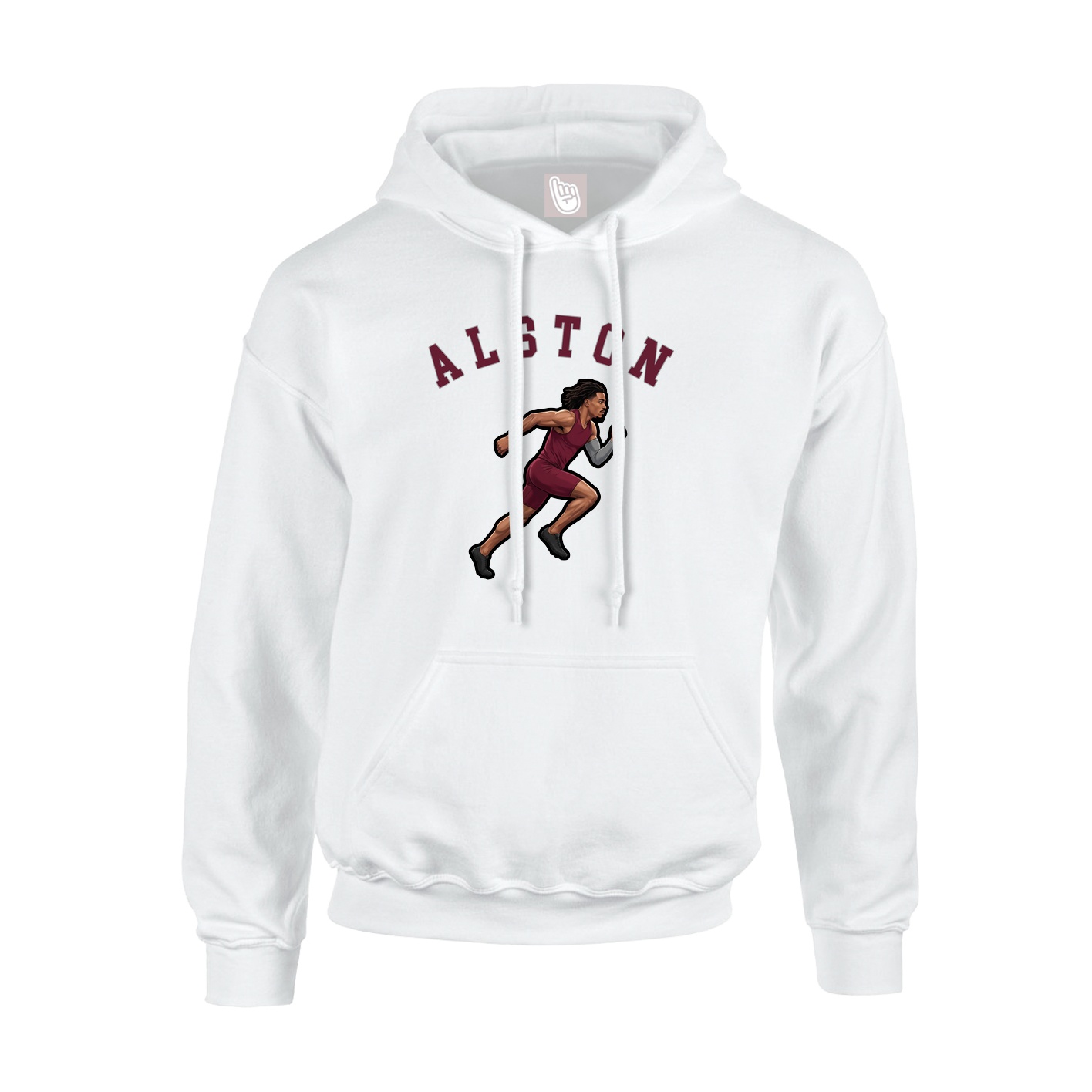 Youth Hoodie — Shirsey Arch in White