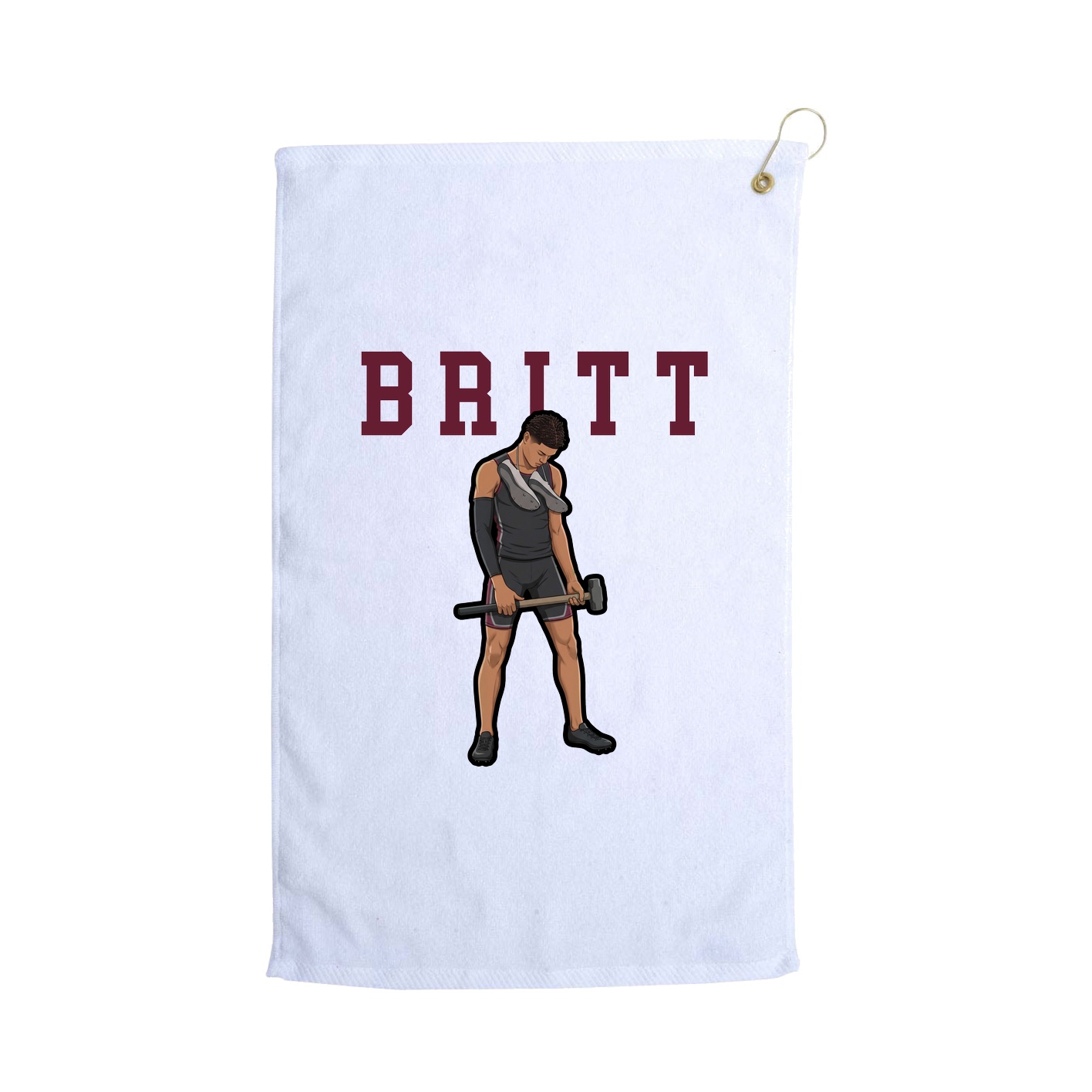 Golf Towel — Shirsey in White