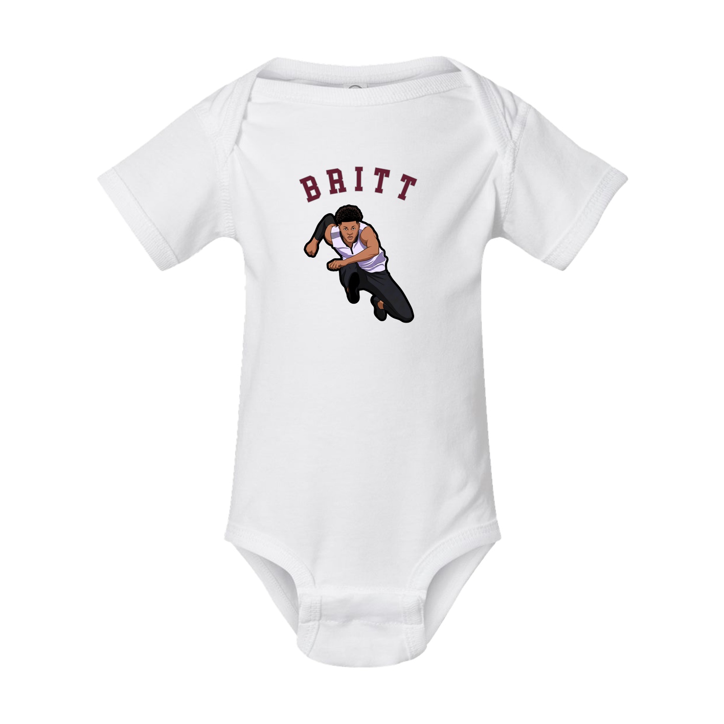 Baby Onesie — Shirsey Arch in White