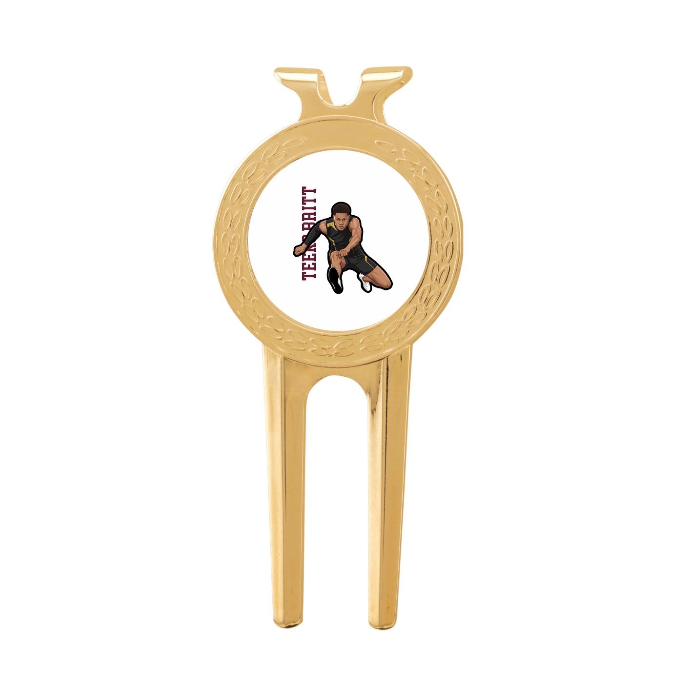 Divot Tool with Ball Marker — Name Vertical in Classic