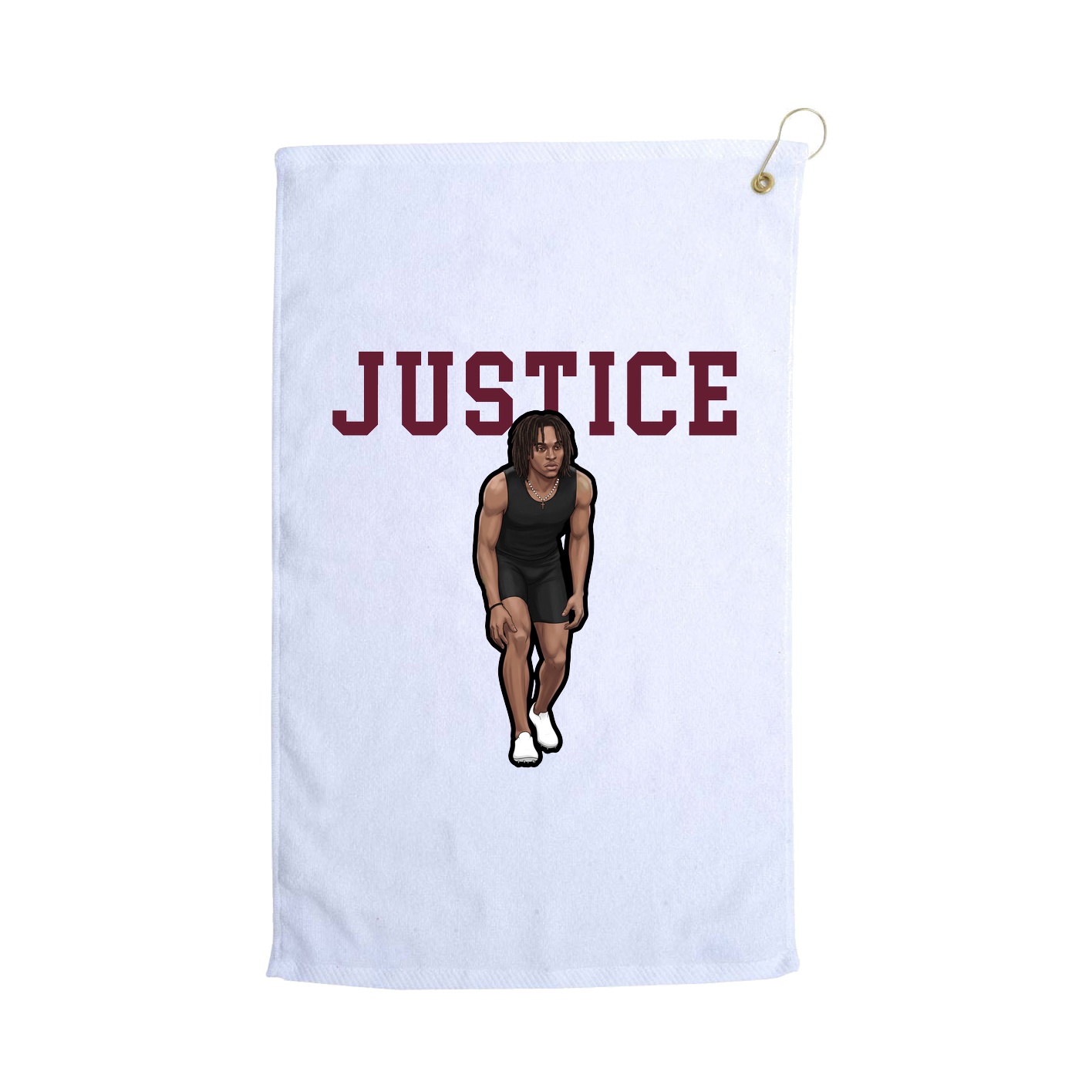 Golf Towel — Classic in White