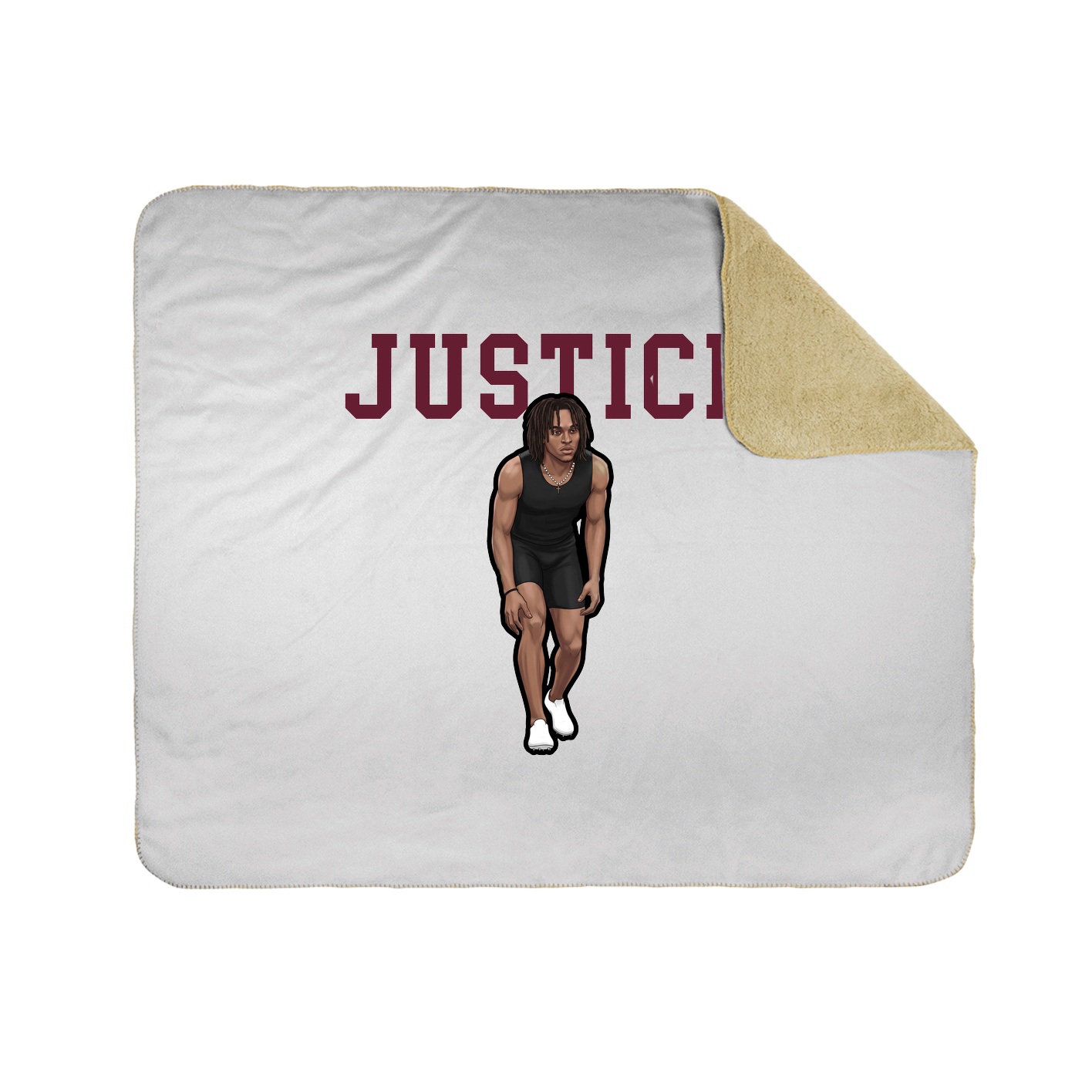 50x60 Sherpa Lined Throw Blanket