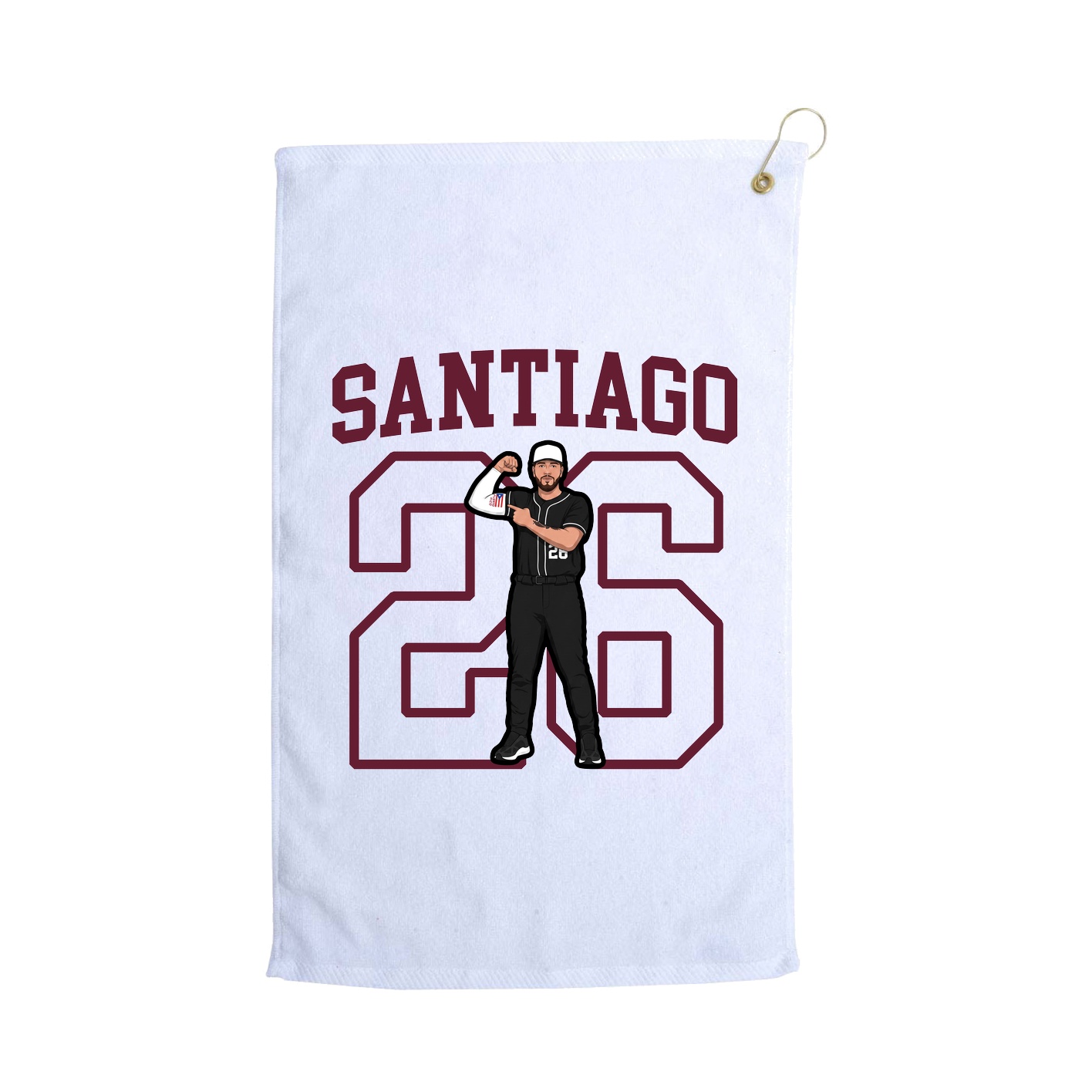Golf Towel — Shirsey in White