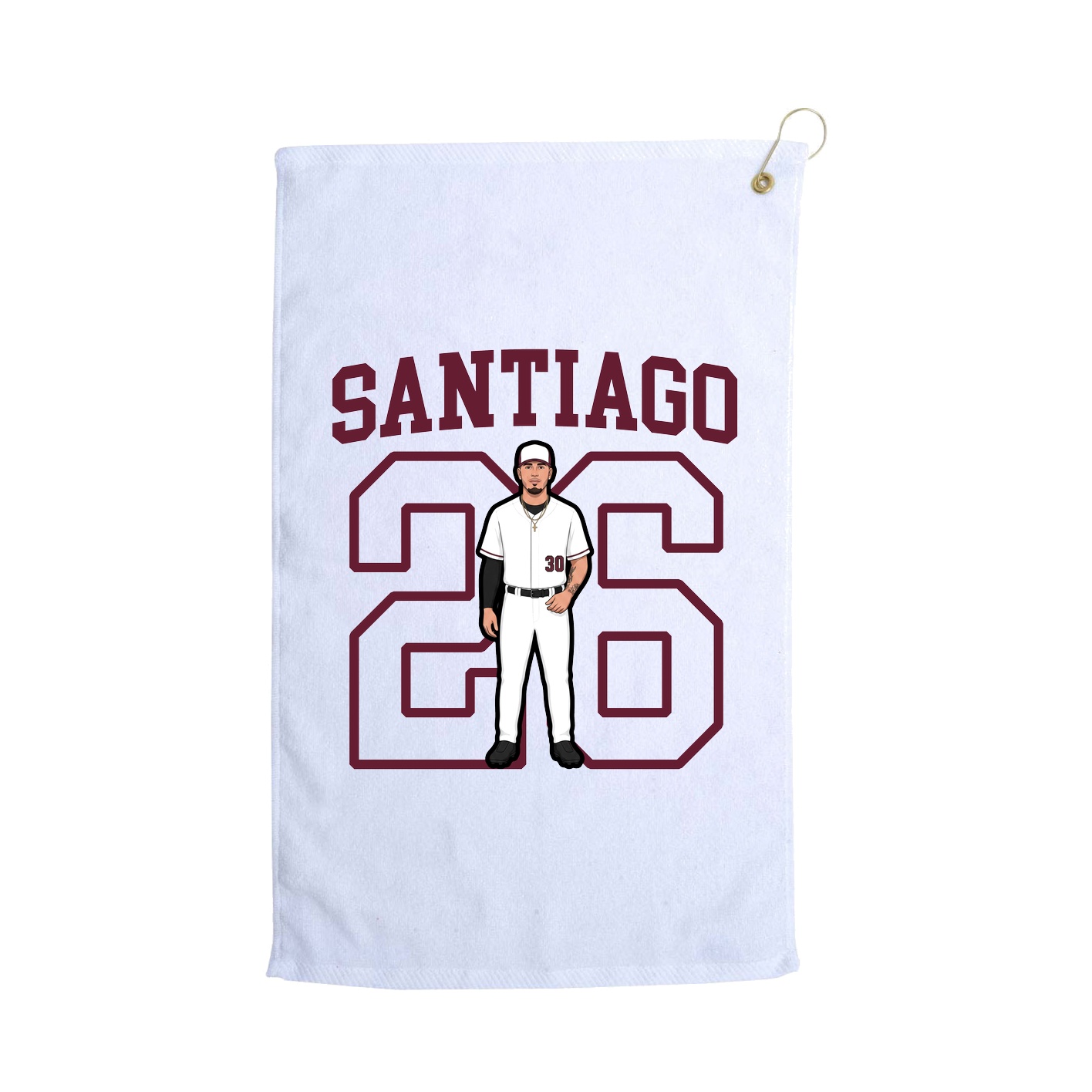 Golf Towel — Shirsey in White
