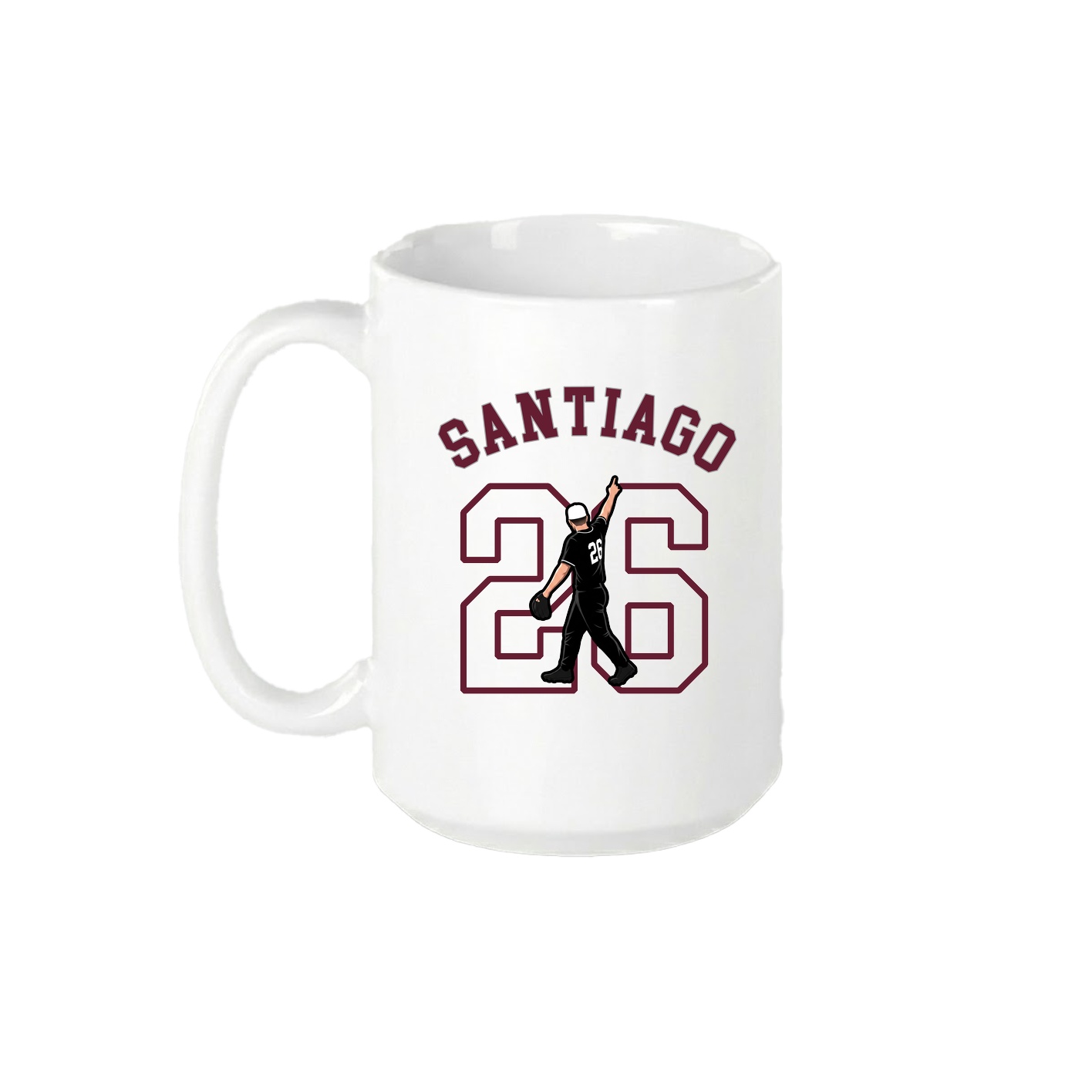 15oz Coffee Mug — Shirsey Arch in White