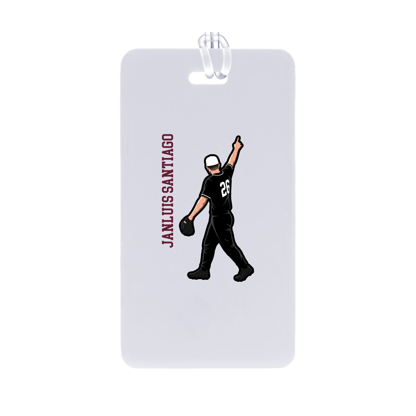 Bag Tag — Name Vertical in Classic
