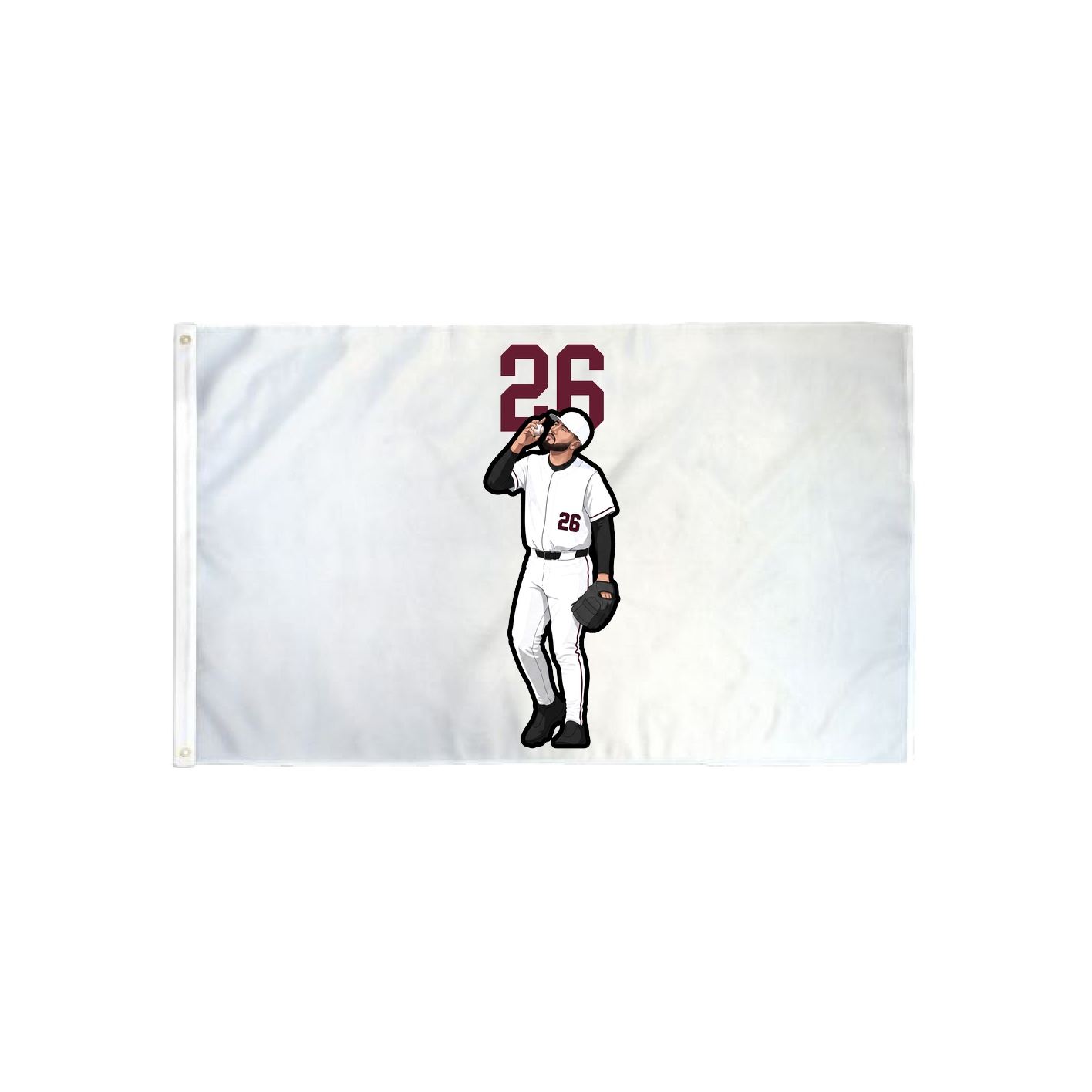 3x5 Flag — Number Top in Classic