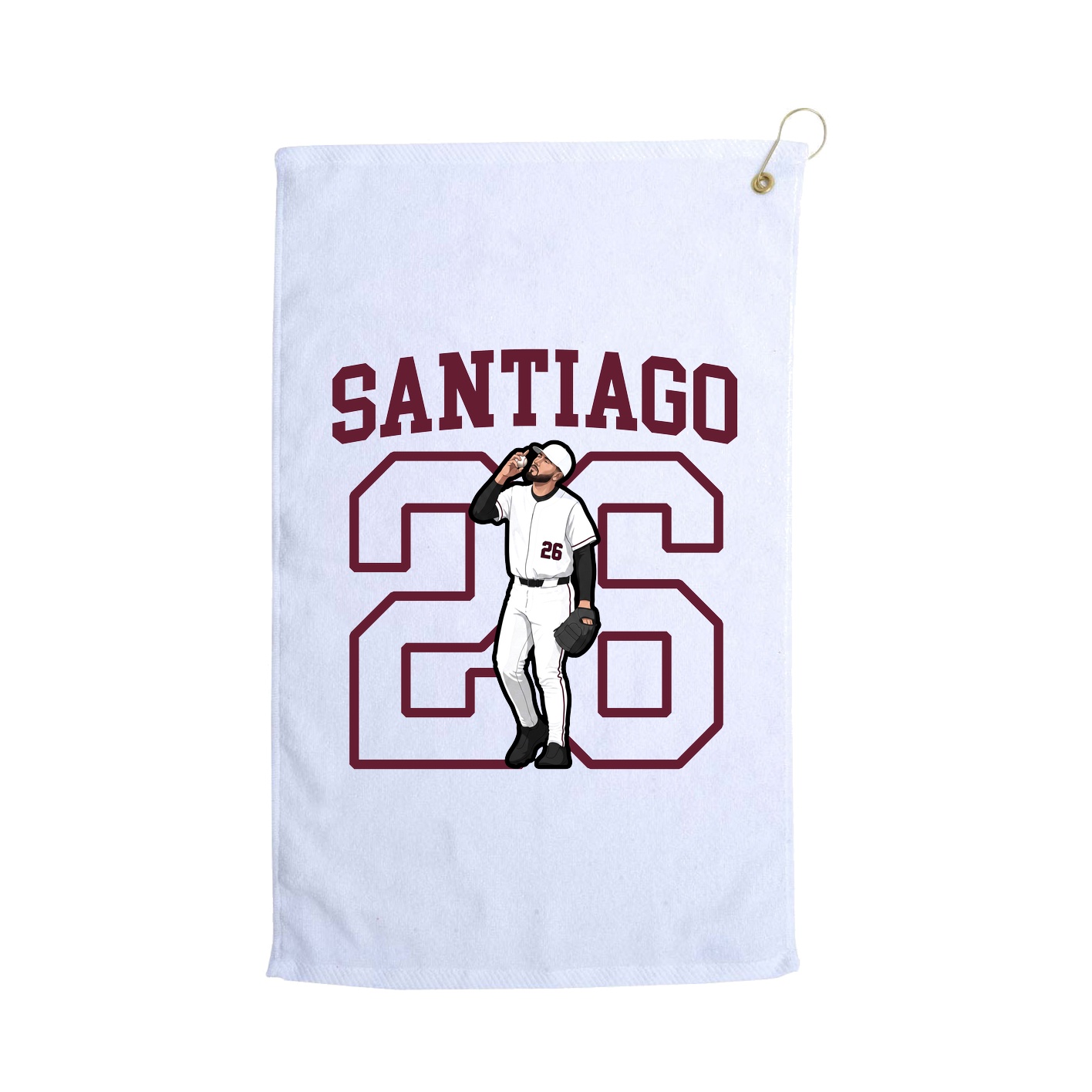 Golf Towel — Shirsey in White