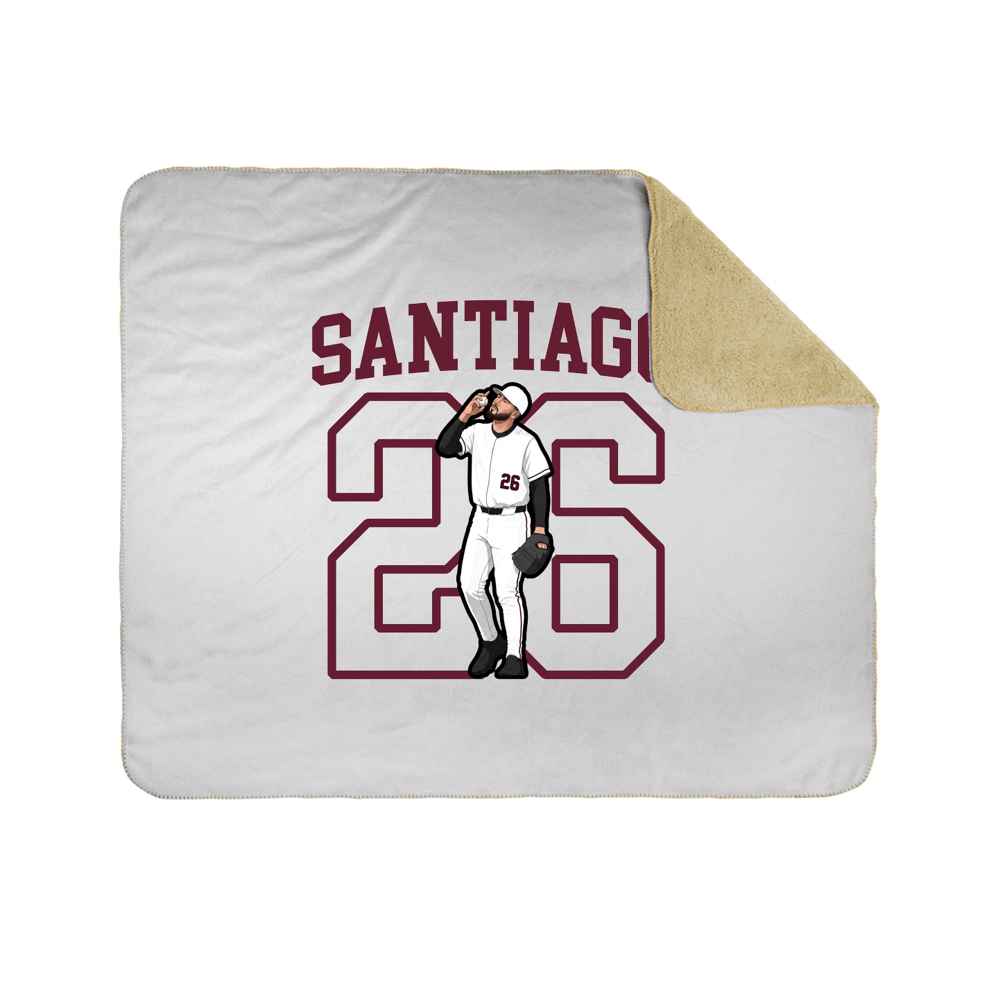 Throw Blanket — Shirsey in White