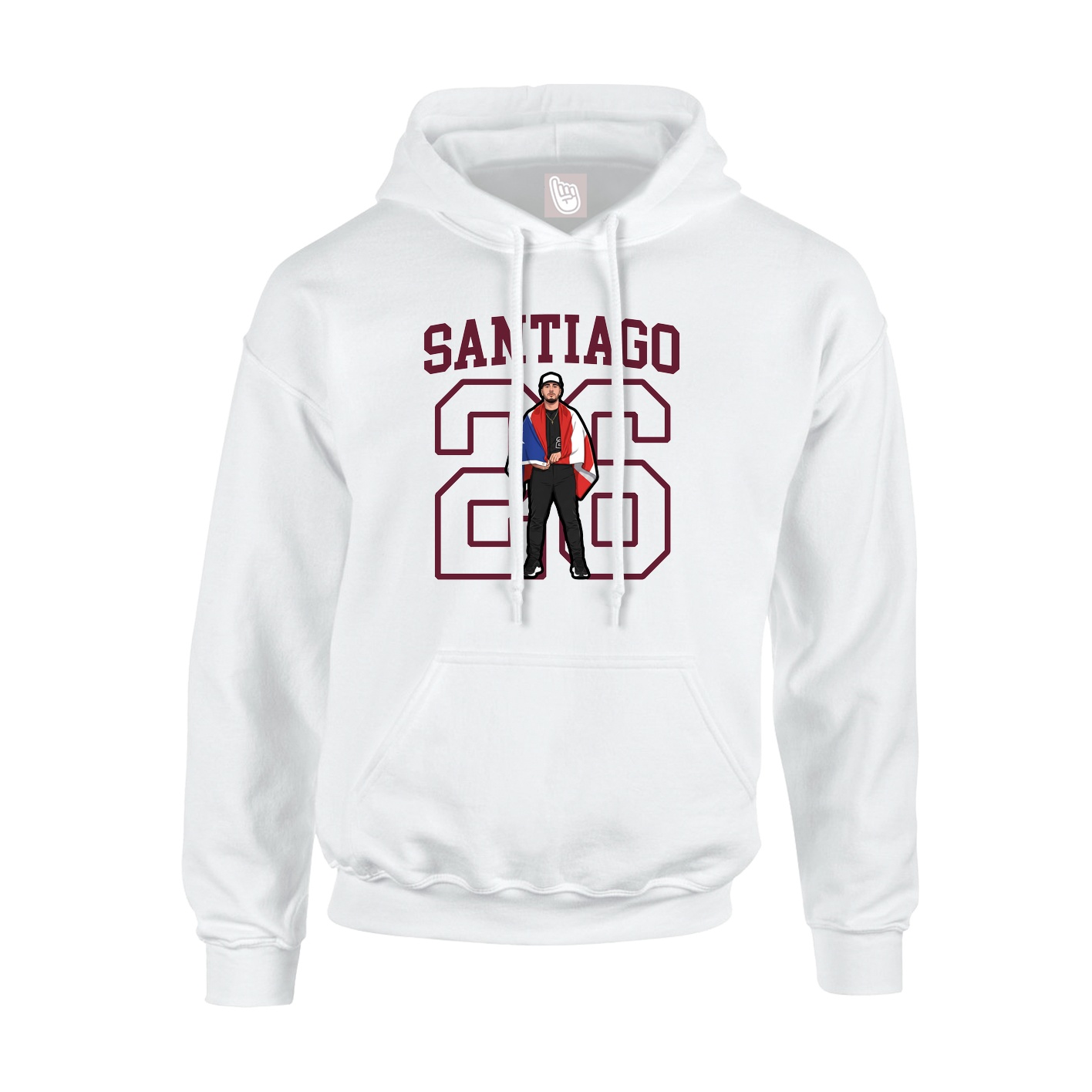 Youth Hoodie — Shirsey in White