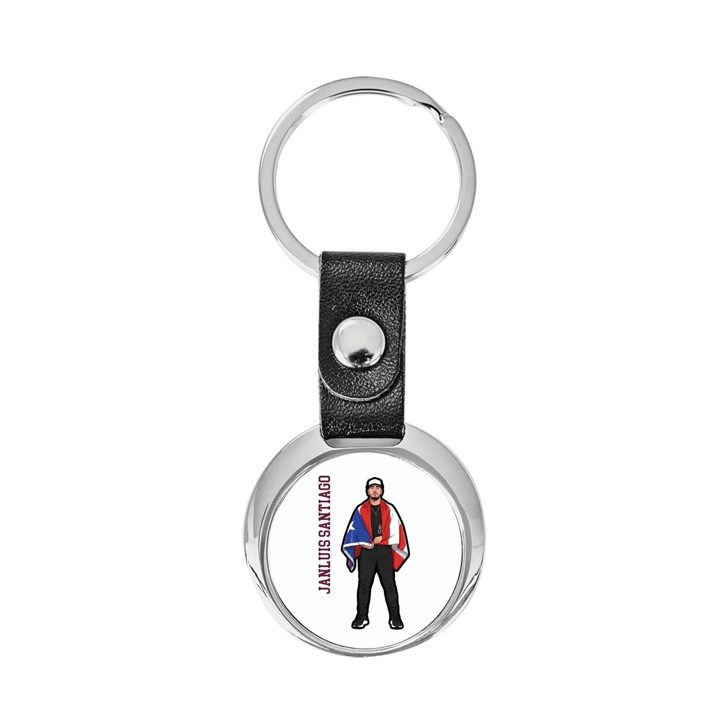 Key Chain — Name Vertical in Classic