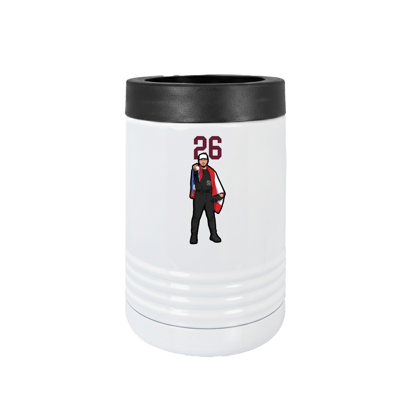 Beverage Holder — Number Top in White