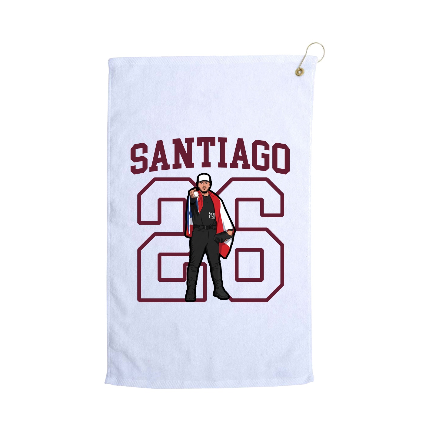 Golf Towel — Shirsey in White