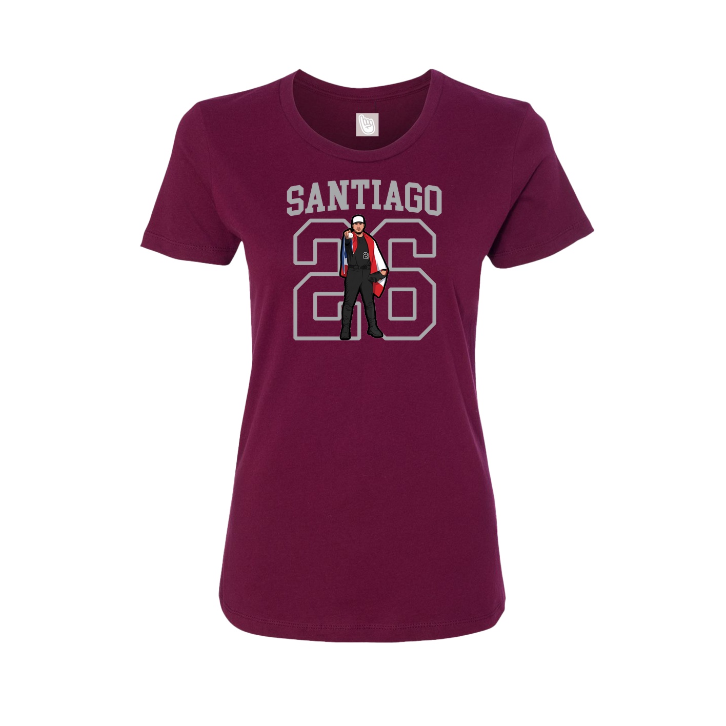 Womens Tee — Shirsey in Maroon