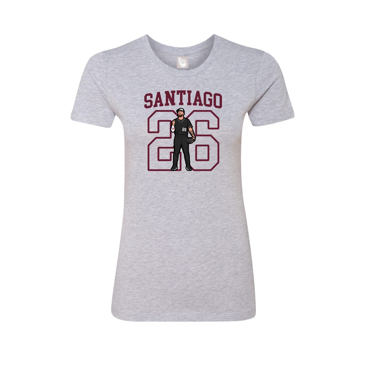 Fitted Women's Tee — Shirsey in Grey